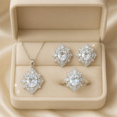 Zircon Locket Set-53 (White)